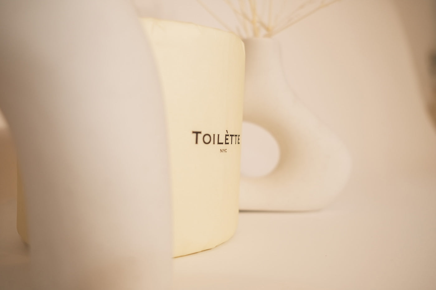cream roll in bathroom