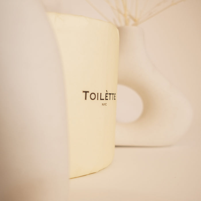 Cream roll in bathroom