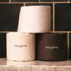 Bamboo toilet paper rolls individually wrapped — Toilètte PFAS-free luxury toilet paper