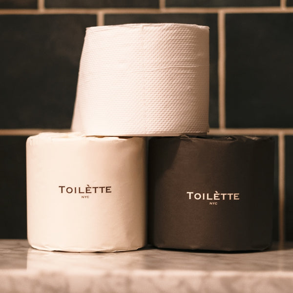 Bamboo toilet paper rolls individually wrapped — Toilètte PFAS-free luxury toilet paper